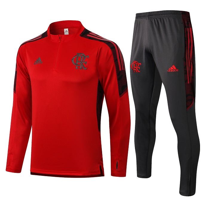 AAA Quality Flamengo 21/22 Tracksuit - Red